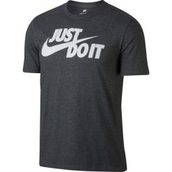 KOSZULKA NIKE SPORTSWEAR 891863 071. Czarne koszulki męskie marki Nike, m, bez wzorów, bez kołnierzyka, bez rękawów. Za 69,00 zł.