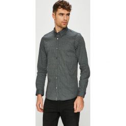 Tom Tailor Denim - Koszula. Czarne koszule męskie marki TOM TAILOR DENIM, s, z elastanu, casualowe, button down, z długim rękawem. W wyprzedaży za 129,90 zł.