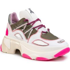 Sneakersy PATRIZIA PEPE - 2V9428/A6Q4-G488 Military Flash Fluo. Półbuty damskie Patrizia Pepe, na co dzień, bez wzorów, ze skóry, bez obcasa, na płaskiej podeszwie, bez zapięcia. W wyprzedaży za 739,00 zł.