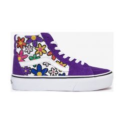 Vans Sk8-Hi Platform 2 Tenisówki Biały Fioletowy Wielokolorowy. Białe trampki i tenisówki damskie Vans, bez wzorów, ze skóry, bez zapięcia. Za 438,95 zł.