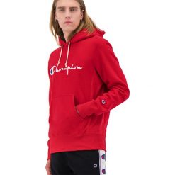 CHAMPION SWEATSHIRT REVERSE WEAVE > 212574-RS517. Bluzy męskie Champion, xxl, z haftami, z bawełny, klasyczne, z kapturem, bez rękawów. Za 419,99 zł.