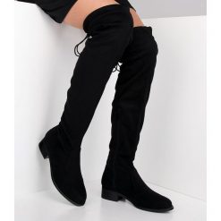 Kozaki damskie L.Lux.Shoes JKD-43 Czarne. Czarne kozaki damskie L.LUX SHOES, z tkaniny, eleganckie, bez obcasa, na płaskiej podeszwie, na zamek. Za 139,00 zł.