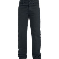 Rurki męskie: Gothicana by EMP Brokat-Stripe Jared (Slim Fit) Spodnie czarny