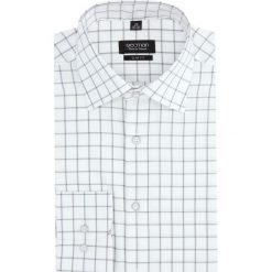 Koszula versone 2701 długi rękaw slim fit biały. Białe koszule męskie Recman, m, bez wzorów, bez kołnierzyka, z długim rękawem. Za 159,00 zł.