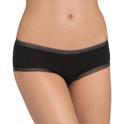 Majtki damskie: Pełne figi "Smooth Essentials Fine Lace" w kolorze czarnym