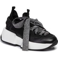 Sneakersy SCA'VIOLA - E-31 Black. Czarne półbuty damskie Sca'viola, bez wzorów, ze skóry, bez obcasa, na płaskiej podeszwie, bez zapięcia. Za 439,00 zł.