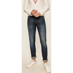 Wrangler - Jeansy Spencer. Niebieskie jeansy męskie Wrangler, bez wzorów. W wyprzedaży za 249,90 zł.