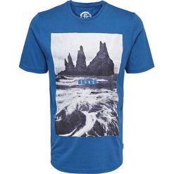ONLY&SONS Męska koszulka pompey Tee Bale ine Blue (rozmiar S). Niebieskie koszulki męskie Only&Sons, s, z nadrukiem, z materiału, bez kołnierzyka, bez rękawów. W wyprzedaży za 52,00 zł.
