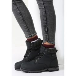 Czarne Traperki Tighten Up. Czarne buty zimowe damskie vices. Za 99,99 zł.