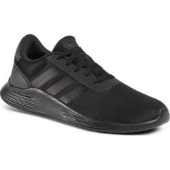 Buty adidas - Lite Racer 2.0 EG3284 Black. Czarne buty sportowe męskie Adidas, ze skóry ekologicznej, bez zapięcia, do biegania. Za 229,99 zł.