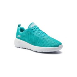 SKECHERS 15601. Niebieskie buty sportowe damskie Skechers, bez wzorów, z materiału, sportowe. Za 229,99 zł.