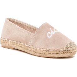 Espadryle EVA MINGE - EM-14-05-000133 821. Brązowe espadryle damskie Eva Minge, na co dzień, bez wzorów, ze skóry, bez obcasa, na płaskiej podeszwie, bez zapięcia. W wyprzedaży za 249,00 zł.