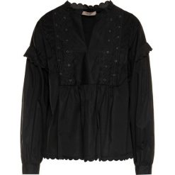 Bluzka TwinSet 201TT2061. Czarne bluzki damskie Twinset, bez wzorów, z elastanu, bez kołnierzyka, bez rękawów. Za 849,00 zł.
