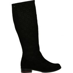 Kozaki ocieplane - 46 CAM NERO. Czarne buty zimowe damskie Venezia, ze skóry. Za 249,00 zł.