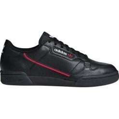 Adidas Originals Continental 80 Tenisówki Czarny. Czarne trampki męskie adidas Originals, bez wzorów, ze skóry, bez zapięcia. Za 430,95 zł.