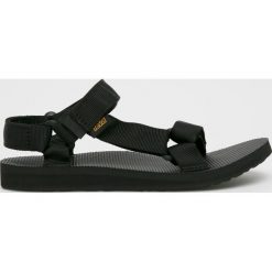 Teva - Sandały Original Universal. Czarne klapki damskie Teva, bez wzorów, z gumy, bez obcasa. Za 199,90 zł.