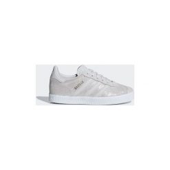 Buty Dziecko adidas Buty Gazelle. Białe trampki dziewczęce Adidas, bez wzorów, bez zapięcia. Za 229,00 zł.