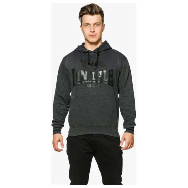 Lonsdale Bluza Antra , szary, rozmiar XXL. Szare bluzy męskie Lonsdale, xxl, bez wzorów, z bawełny, klasyczne, z kapturem, bez rękawów, bez kaptura. W wyprzedaży za 89,99 zł.