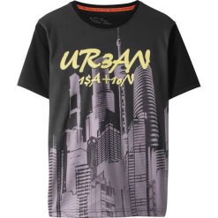 Odzież chłopięca: T-shirt bonprix czarny z nadrukiem