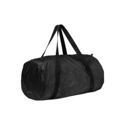 Torba fitness kardio 30L składana. Czarne plecaki męskie DOMYOS, bez wzorów, z poliesteru. Za 19,99 zł.