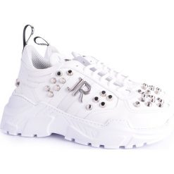 John Richmond Sneakersy "Sport". Szare sneakersy męskie John Richmond, bez zapięcia. Za 1299,00 zł.