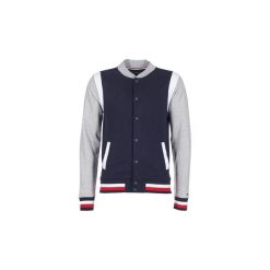 Kurtki krótkie Tommy Hilfiger STAN-Z-THRU-BOMBER-L/S. Niebieskie kurtki męskie TOMMY HILFIGER, s, bez wzorów, krótkie, bez kaptura. Za 454,30 zł.