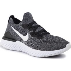 Buty NIKE - Epic React Flyknit 2 BQ8928 010 Black/White. Czarne buty sportowe męskie Nike, z tworzywa sztucznego, bez zapięcia, do biegania. W wyprzedaży za 509,00 zł.