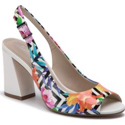 Sandały LORETTA VITALE - Vz Catleya 6446-274-496 Multicolor. Białe klapki damskie marki Loretta Vitale, bez wzorów, ze skóry, bez obcasa, na obcasie. Za 339,00 zł.