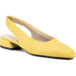 Sandały VAGABOND - Joyce 4708-140-25 Citrus. Żółte klapki damskie Vagabond, bez wzorów, ze skóry, bez obcasa, na obcasie. W wyprzedaży za 219,00 zł.