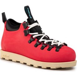 Trapery NATIVE - Fitzsimmons Citylite 31106800-6320 True Red/Bone White. Czerwone trapery damskie Native, z tworzywa sztucznego, bez obcasa, bez zapięcia. Za 429,00 zł.