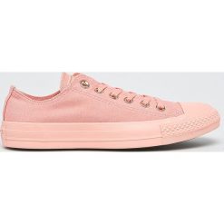 Converse - Tenisówki. Różowe tenisówki damskie marki Converse, z gumy, na sznurówki. W wyprzedaży za 219,90 zł.
