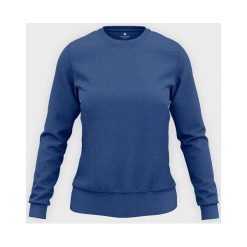 Damska bluza taliowana (bez nadruku, gładka) - niebieska. Niebieskie bluzy damskie MegaKoszulki, z nadrukiem, bez rękawów, bez kaptura. Za 49,90 zł.