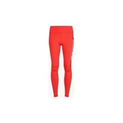 Legginsy i Rajstopy Tommy Sport S10S100083 HIGHWAIST LEGGING. Czerwone rajstopy damskie Tommy Sport, bez wzorów. Za 174,97 zł.