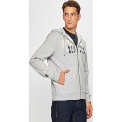 Pepe Jeans - Bluza. Szare bluzy męskie Pepe Jeans, m, z aplikacjami, z bawełny, z kapturem, bez rękawów, z kapturem. W wyprzedaży za 219,90 zł.