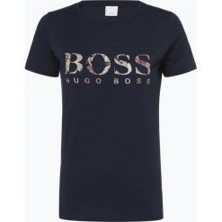BOSS Casual - T-shirt damski – Tiboss, niebieski. Niebieskie t-shirty damskie marki BOSS Casual, s, z nadrukiem, casualowe. Za 219,95 zł.
