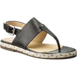 Espadryle GEOX - D Kolleen C D725SC 00043 C9999 Black. Czarne espadryle damskie marki Geox, bez wzorów, ze skóry ekologicznej, bez obcasa. W wyprzedaży za 259,00 zł.