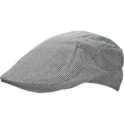 Czarno-Biały Męski Kaszkiet w Drobną Pepitkę, Letni CPAPJNSKASZKIET40302. Szare czapki męskie Pako Jeans, na lato, bez wzorów. Za 40,00 zł.