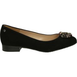 Baleriny - 712-253 C NER. Czarne baleriny damskie zamszowe Venezia. Za 299,00 zł.