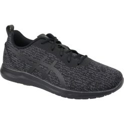 Asics Kanmei 2 1021A011-021 buty do biegania męskie czarne 46. Czarne buty sportowe męskie Asics, z tkaniny, bez zapięcia, trekkingowe. W wyprzedaży za 209,99 zł.