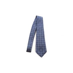 Krawaty i akcesoria Kiton UCRVKRC08F8201003. Niebieskie krawaty męskie Kiton, bez wzorów. Za 857,70 zł.