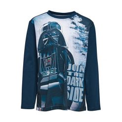 T-shirty chłopięce z długim rękawem: Koszulka „M-72364” w kolorze granatowym