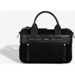 Parfois - Torebka. Czarne torebki klasyczne damskie Parfois, bez wzorów, z materiału, casualowe, na ramię, bez dodatków. W wyprzedaży za 59,90 zł.