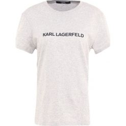 KARL LAGERFELD KARL'S ESSENTIAL RELAX FIT TEE Tshirt z nadrukiem grey melange. Szare t-shirty damskie KARL LAGERFELD, s, z nadrukiem, z bawełny. Za 329,00 zł.