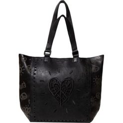 Desigual Torebka Bols Beats Colorado Negro 19WAXP36 2000. Torebki klasyczne damskie Desigual, z haftami, z haftem. Za 454,00 zł.