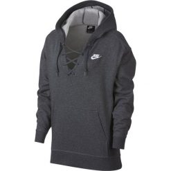Nike - Bluza. Szare bluzy damskie Nike, s, bez wzorów, z bawełny, bez rękawów, z kapturem. Za 259,90 zł.