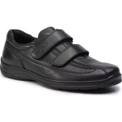 Półbuty GO SOFT - MI07-A695-A556-08 Black. Czarne półbuty męskie GO SOFT, na co dzień, bez wzorów, ze skóry, eleganckie, bez zapięcia. Za 199,99 zł.