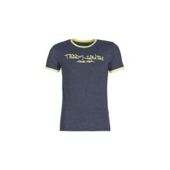 T-shirty z krótkim rękawem Teddy Smith TICLASS. Niebieskie t-shirty męskie Teddy Smith, s, bez wzorów, bez kołnierzyka, krótkie. Za 89,00 zł.