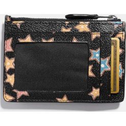 Portfele damskie: Coach MINI ID SKINNY Portfel black multi