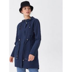Parka - Granatowy. Niebieskie parki damskie House, s, bez wzorów, bez kaptura. Za 139,99 zł.