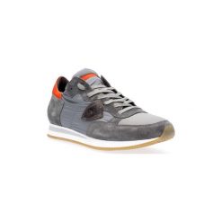 Buty Philippe Model Paris TRLU W043 TROPEZ L MONDIAL. Szare trampki męskie Philippe Model Paris, bez wzorów, bez zapięcia. Za 843,15 zł.